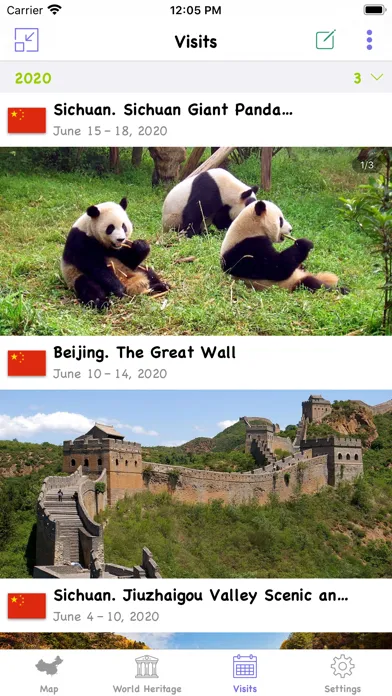 Tangkapan skrin China Travel Map: I Have Been
