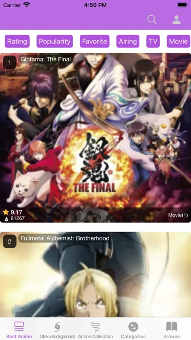 Capturas de tela do 9ANIME ·‬