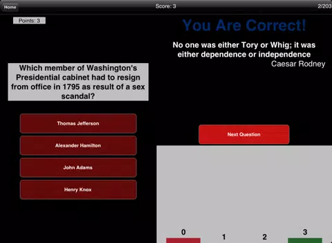 American Revolution: History Challenge iPad  سکرین شاٹس