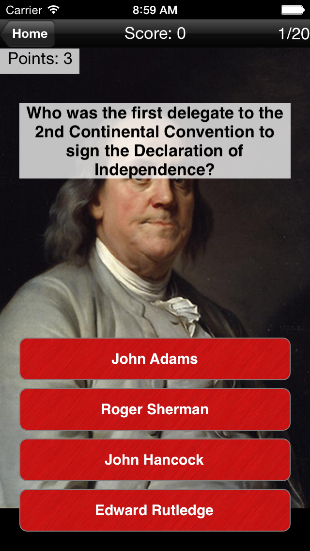 American Revolution: History Challenge Lite 스크린샷