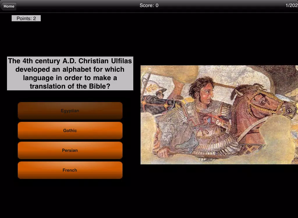 Tangkapan skrin Classical World: History Challenge iPad 