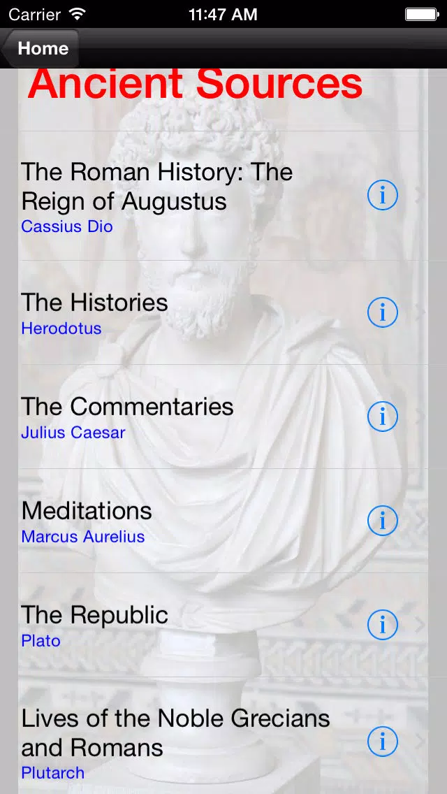Tangkapan skrin Classical World: History Challenge