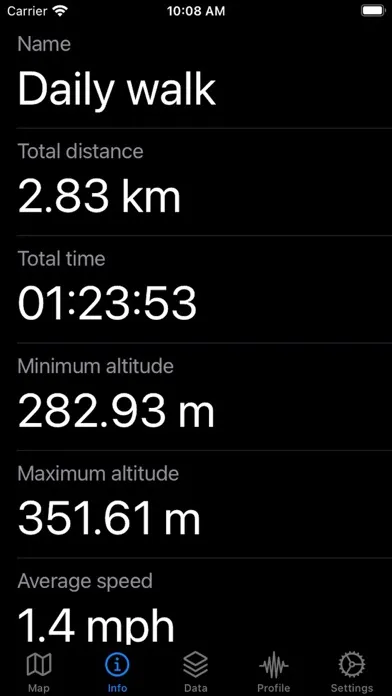 ภาพหน้าจอของ Get Outside - GPS & GPX