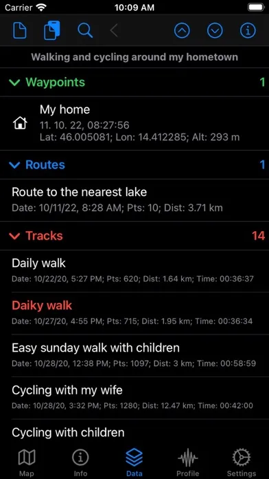 ภาพหน้าจอของ Get Outside - GPS & GPX