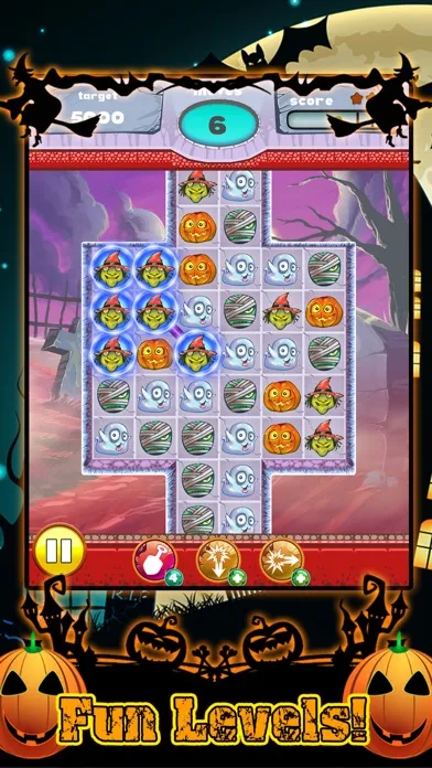 Halloween Match 3 Spooky Holiday Game FREE Screenshots