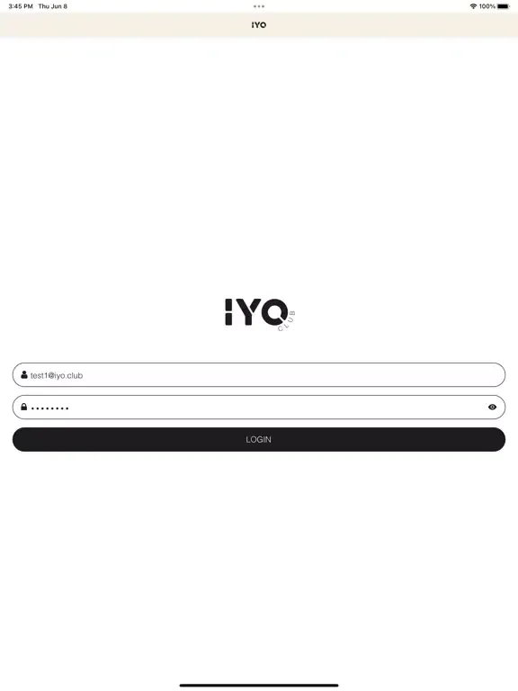 IYO Club iPad  Screenshots