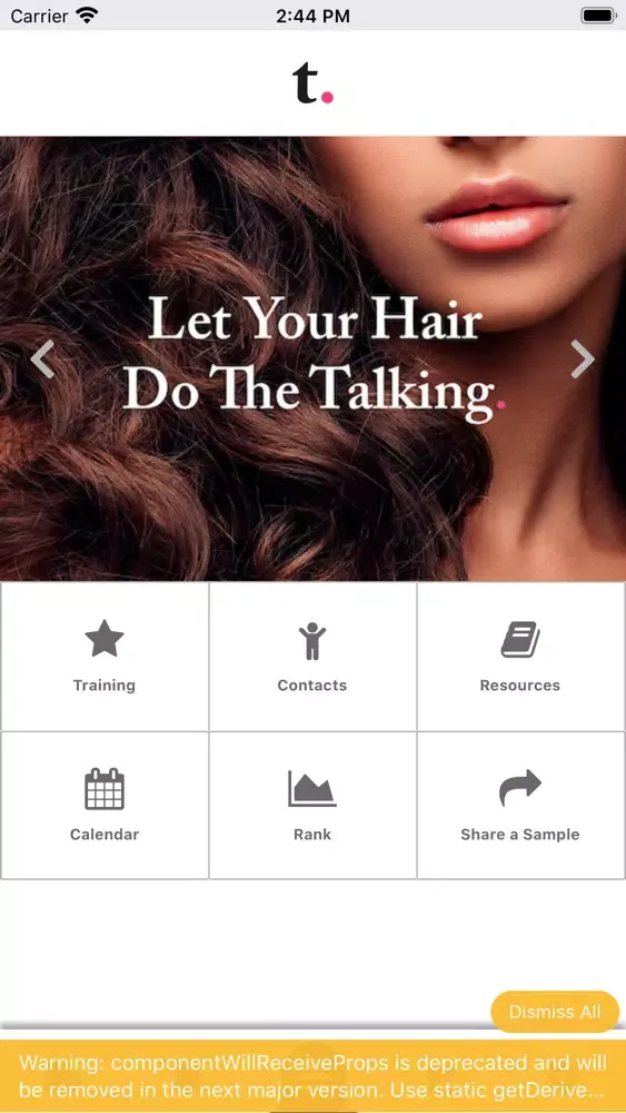 Screenshot di Theorem App