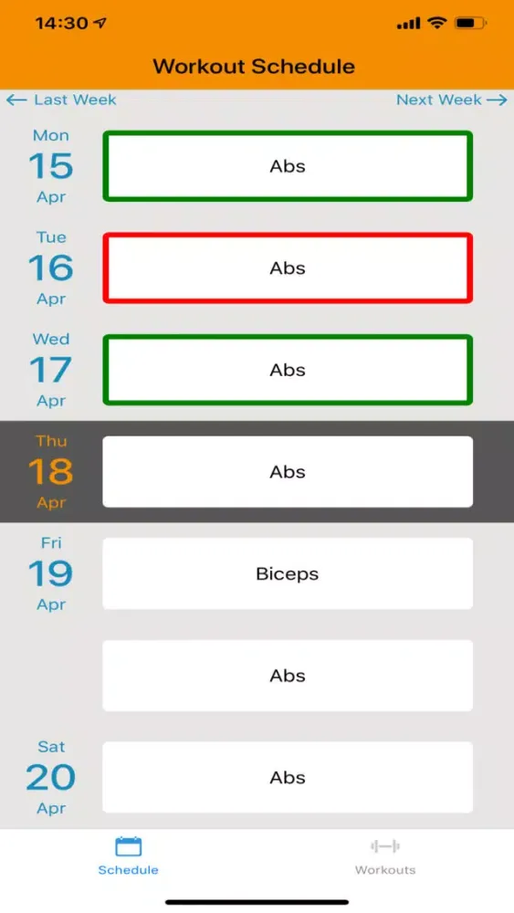 تصاویر GetFit Planner