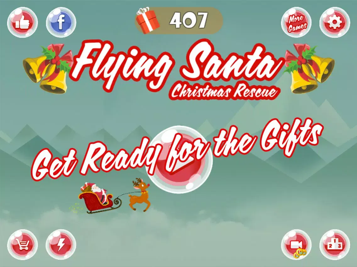 Captures d'écran de Flying Santa Christmas Rescue iPad 