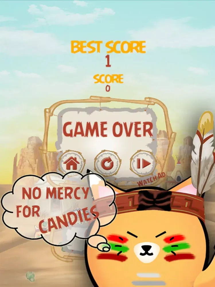 Sweet Candy Rain: Fight Angry Animals In Wild West iPad  Ekran Görüntüleri