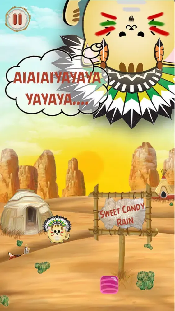Sweet Candy Rain: Fight Angry Animals In Wild West Ekran Görüntüleri