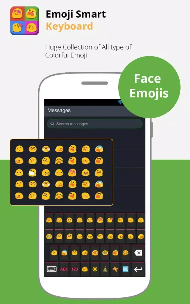 Tangkapan skrin Emoji Smart Keyboard