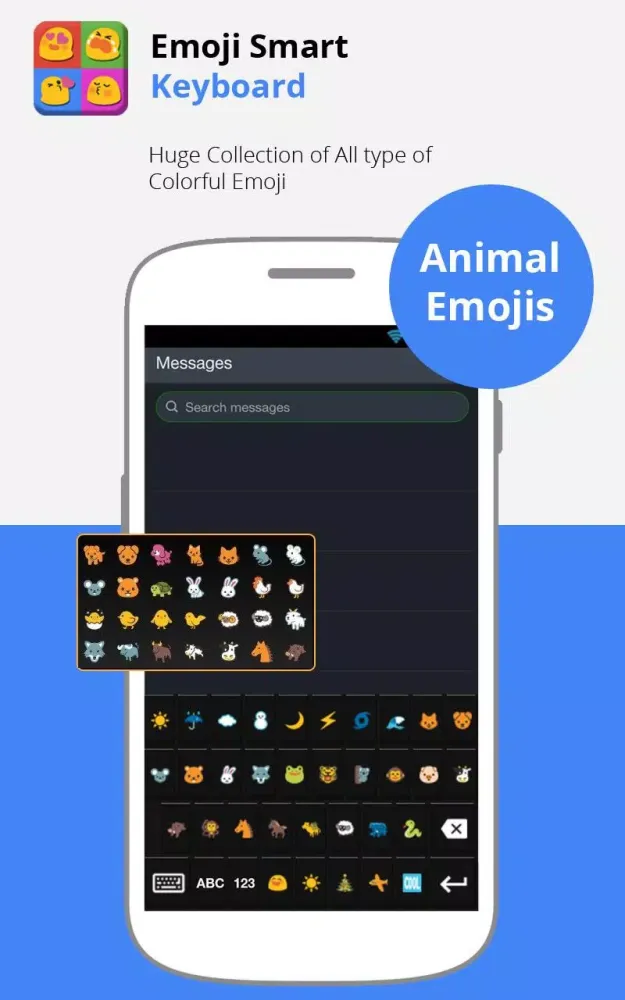 Tangkapan skrin Emoji Smart Keyboard