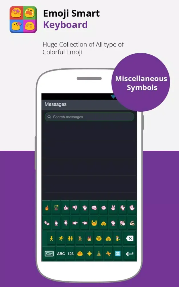 Tangkapan skrin Emoji Smart Keyboard