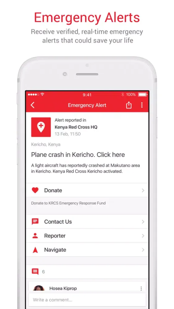 تصاویر Kenya Red Cross (KRCS) App