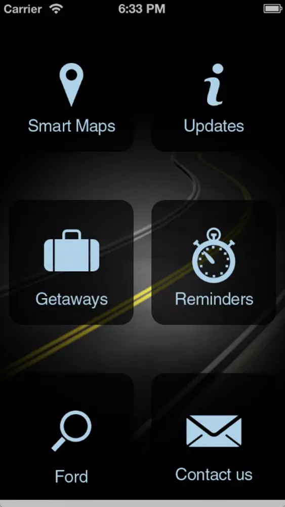 Capturas de tela do Ford - Drive Smart