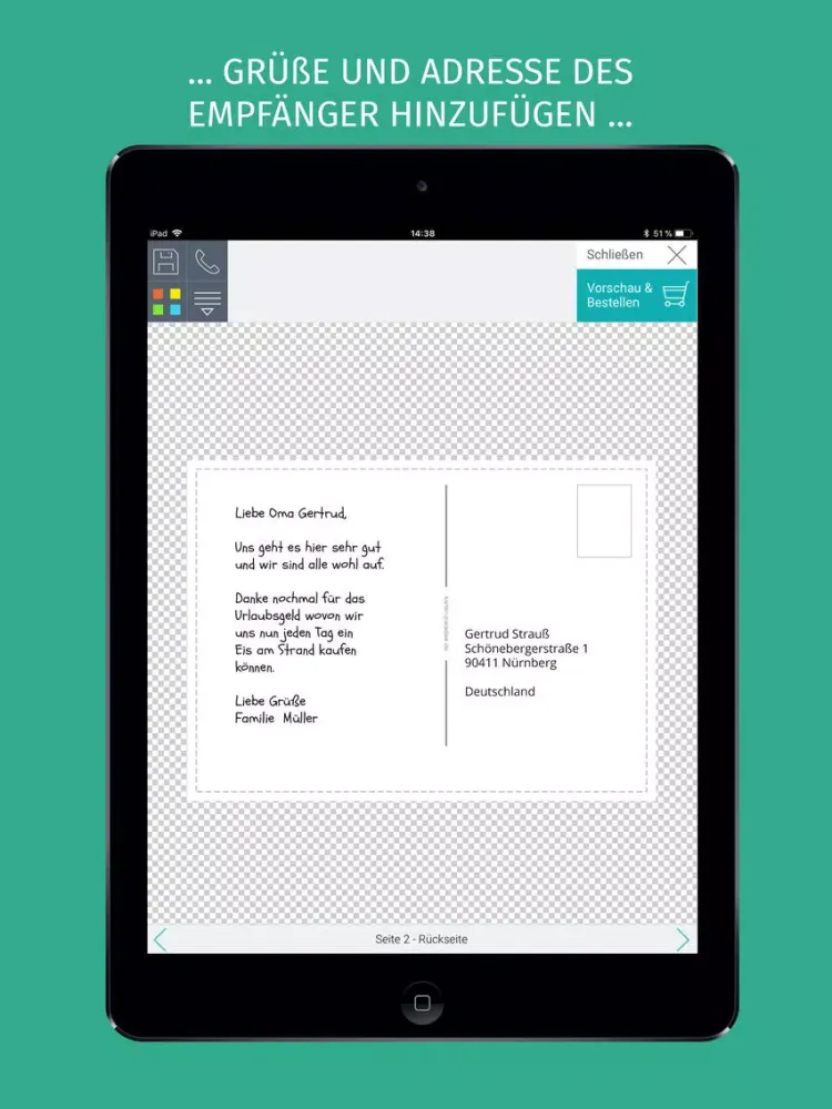 Скриншоты Karten-Paradies Postkarten iPad 