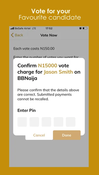 VotenApp Screenshots