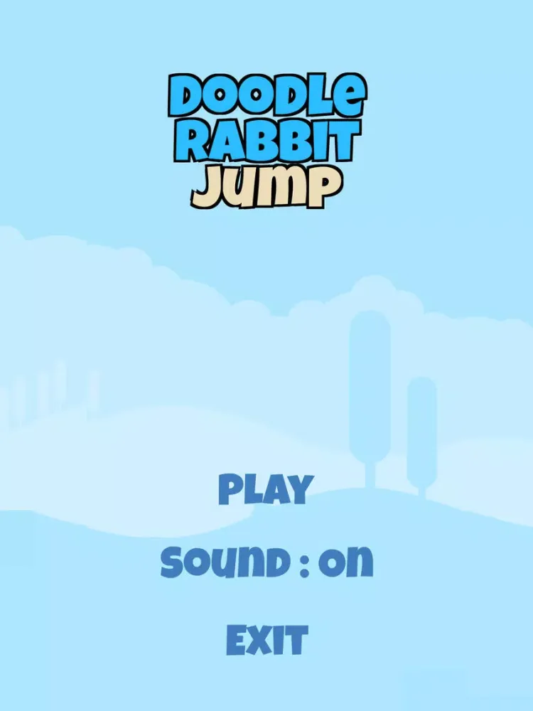 Ảnh chụp màn hình của Doodle Rabbit Jump iPad 