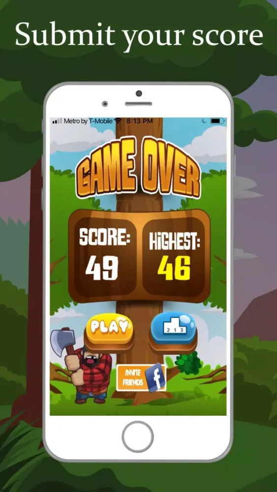 Lumberjack Tree Chop - Premium 스크린샷