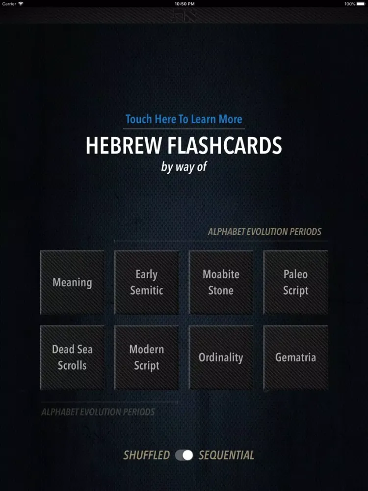 Screenshot di Learn Hebrew - Alphabet iPad 