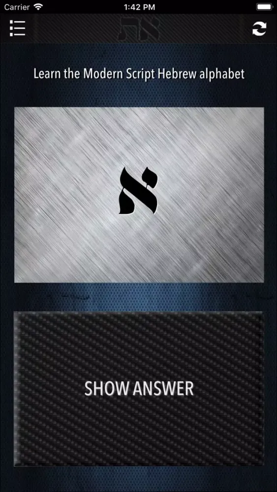 Screenshot di Learn Hebrew - Alphabet