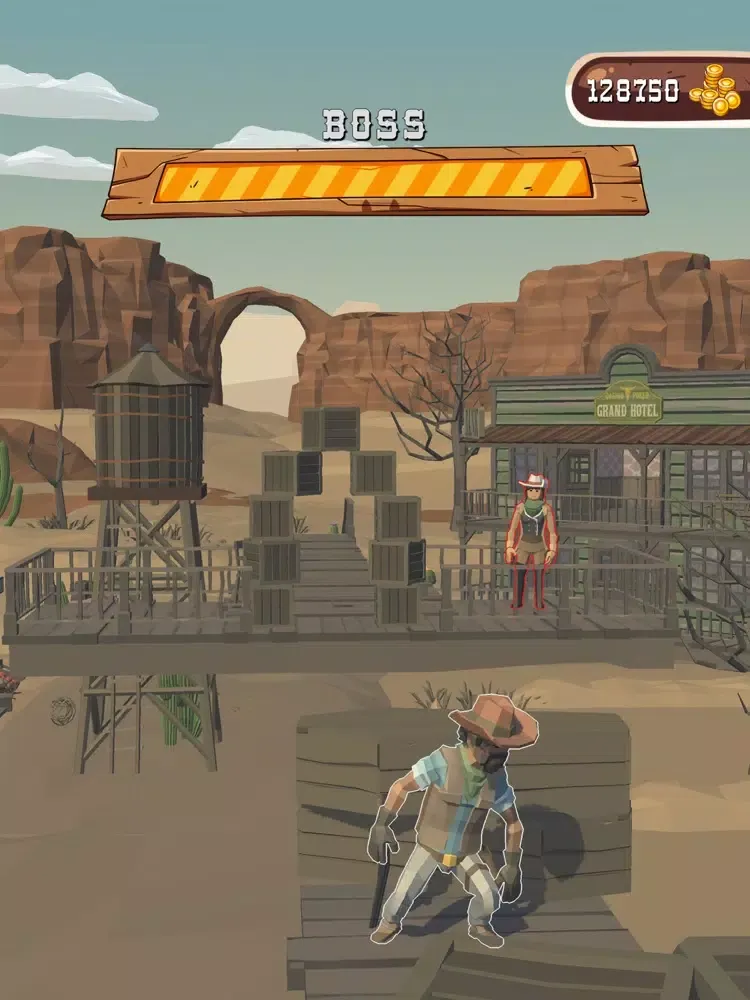 Cowboy Duel! iPad  Screenshots