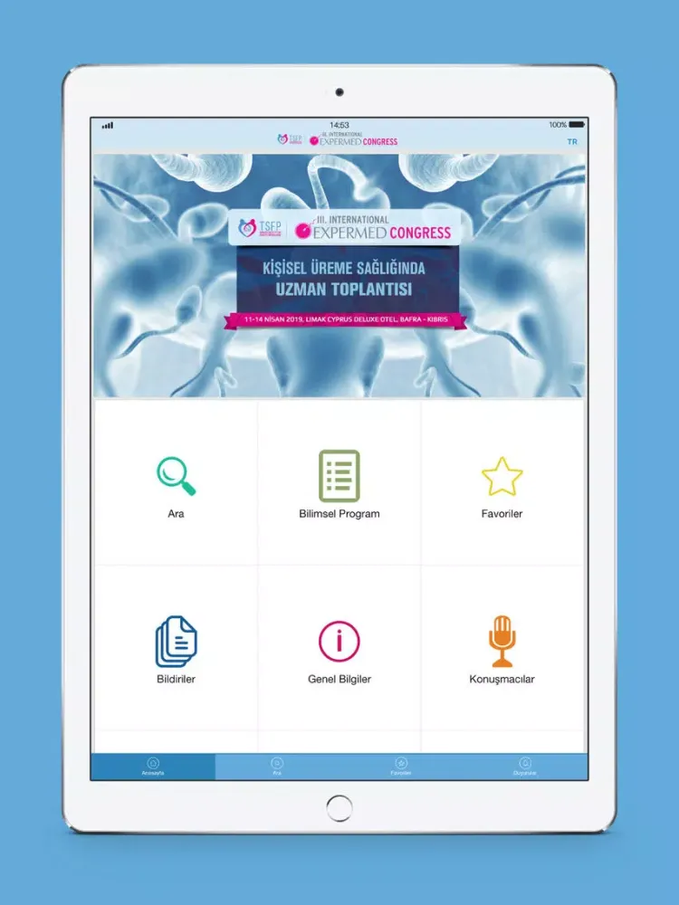 Expermed 2019 iPad  スクリーンショット