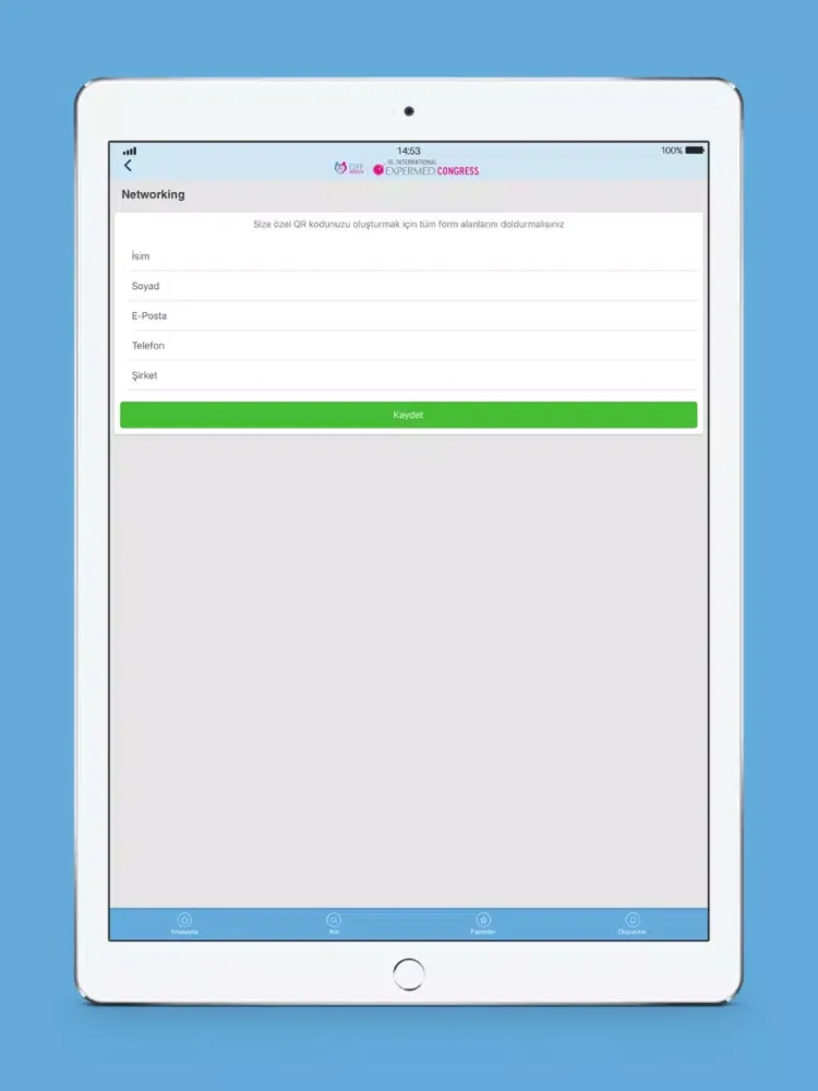 Expermed 2019 iPad  スクリーンショット