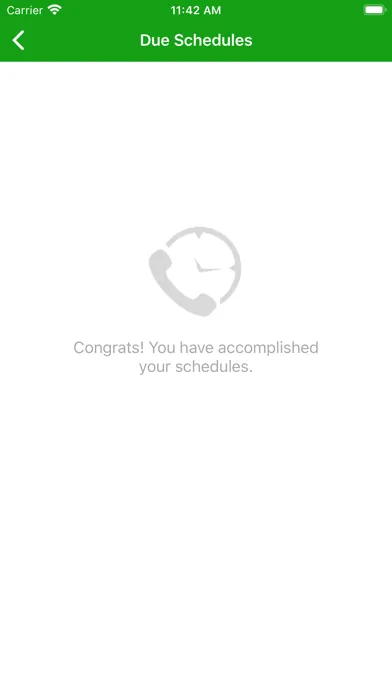 Call Scheduler and Reminder Screenshots