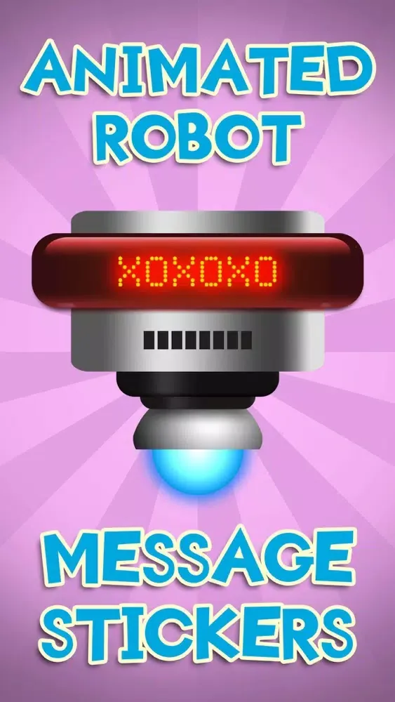 Animated Robot Text Stickers應用截圖