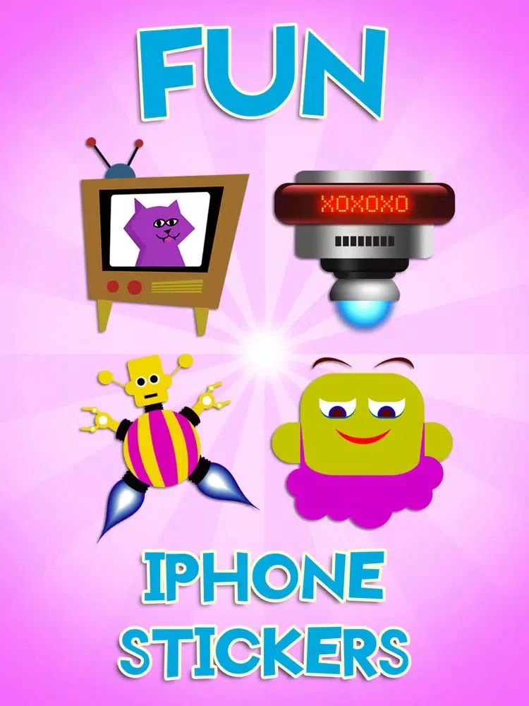Capturas de pantalla de Fun Sticker Pack iPad 