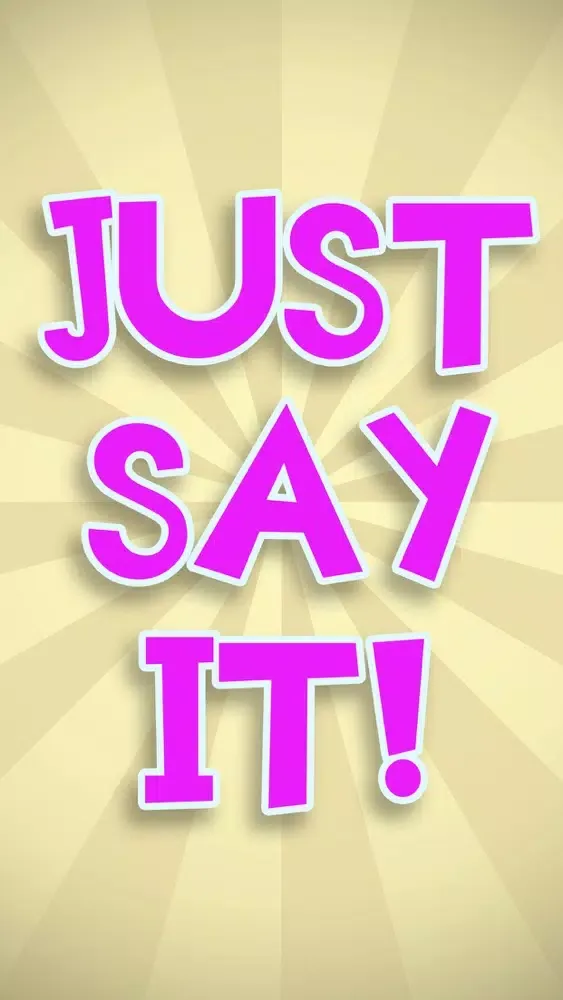 Just Say It Sticker Pack स्क्रीनशॉट