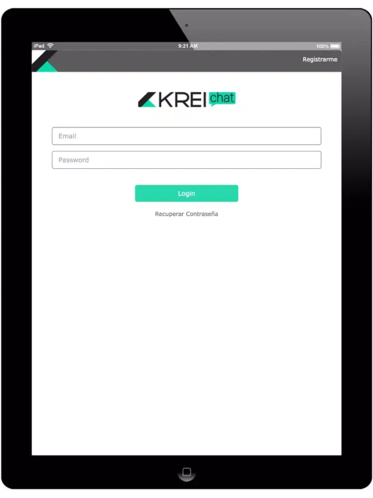 Screenshot di Kreichat Partner iPad 