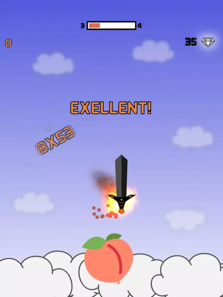 Ảnh chụp màn hình của Fruit Balloons iPad 