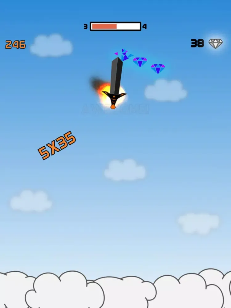 Ảnh chụp màn hình của Fruit Balloons iPad 