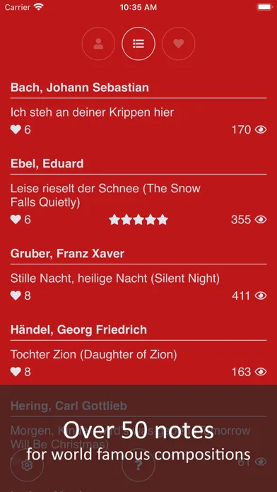 Screenshot di fornota: Christmas Carols