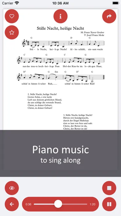 Screenshot di fornota: Christmas Carols