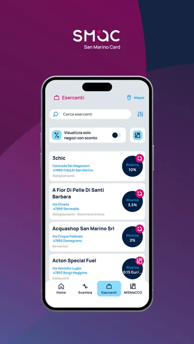 ภาพหน้าจอของ SMaC Card