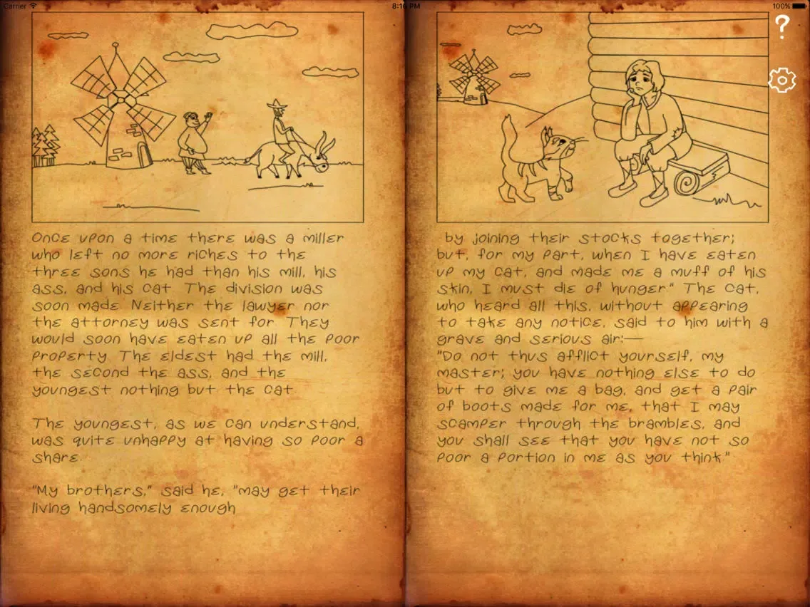 Read&Paint: Puss In Boots iPad  স্ক্রিনশট