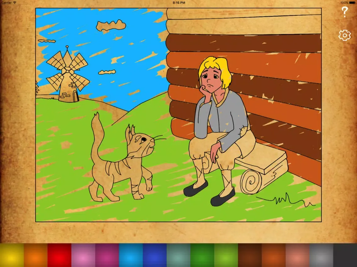 Read&Paint: Puss In Boots iPad  স্ক্রিনশট