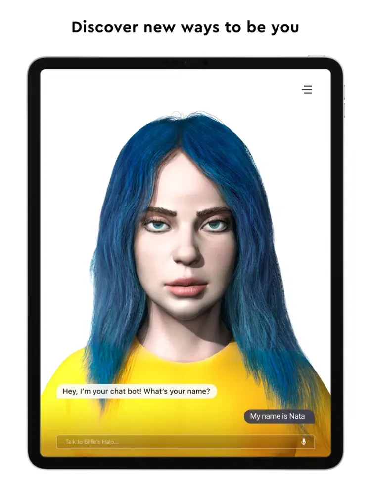 iHalo - 3D Avatars iPad  স্ক্রিনশট