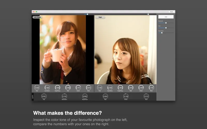 تصاویر Sabacan - Image color tone inspector / comparator
