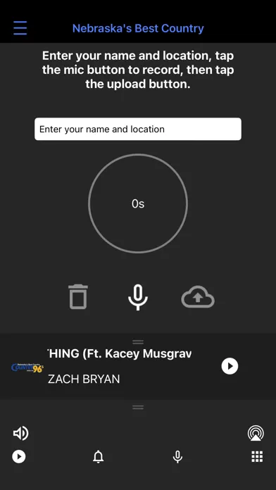 Ảnh chụp màn hình của Country 96 KRGI-FM