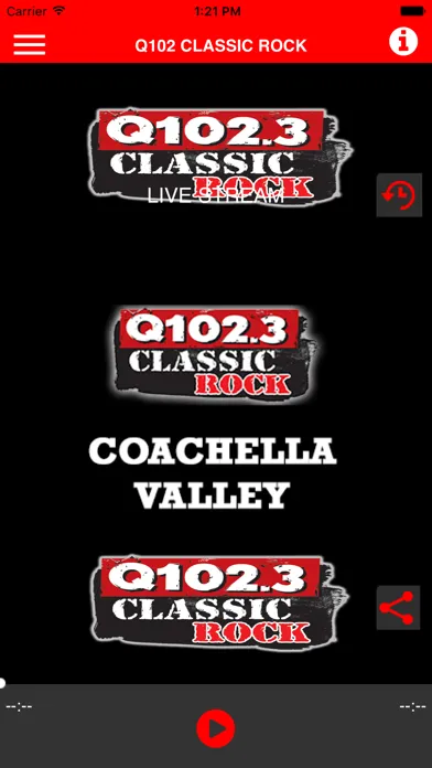 Скриншоты Q102.3 CLASSIC ROCK KRHQ APP