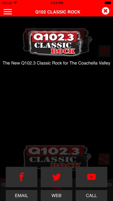 Скриншоты Q102.3 CLASSIC ROCK KRHQ APP