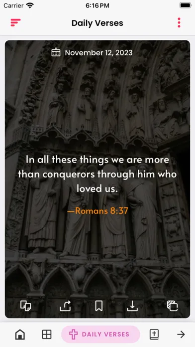 Capturas de tela do Holy Bible Verse Quotes Images