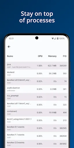 Monitee - Home server monitor سکرین شاٹس