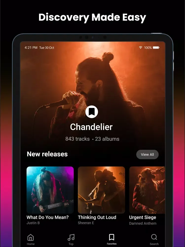 Music Streaming for Youtube iPad  Screenshots