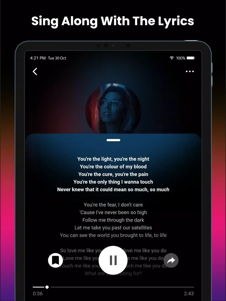 Music Streaming for Youtube iPad  Screenshots